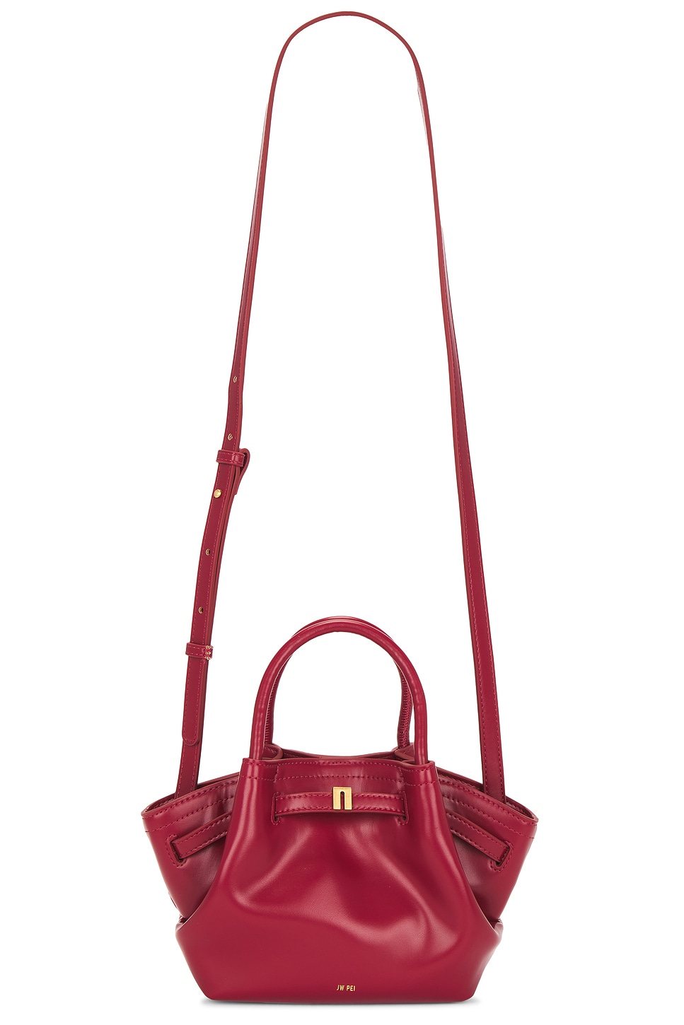 

Мини-сумка-тоут Hana от Jw Pei, claret