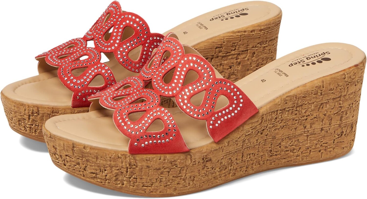 

Босоножки Mssteamy Spring Step, цвет Red Suede