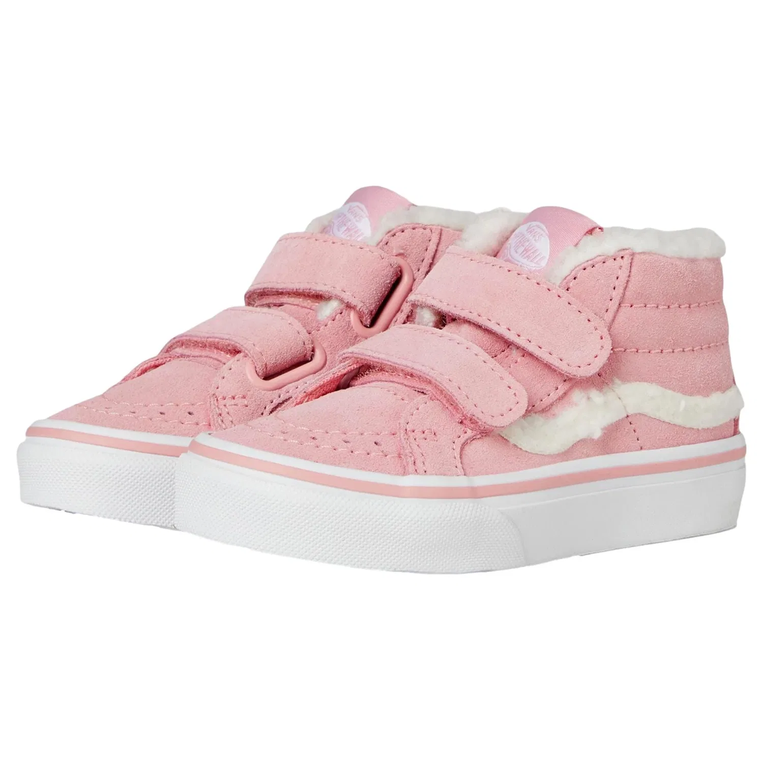 Vans SK8-Mid Reissue V Sherpa Pop Pink VN000CYFPNK Pre-School — фото 4