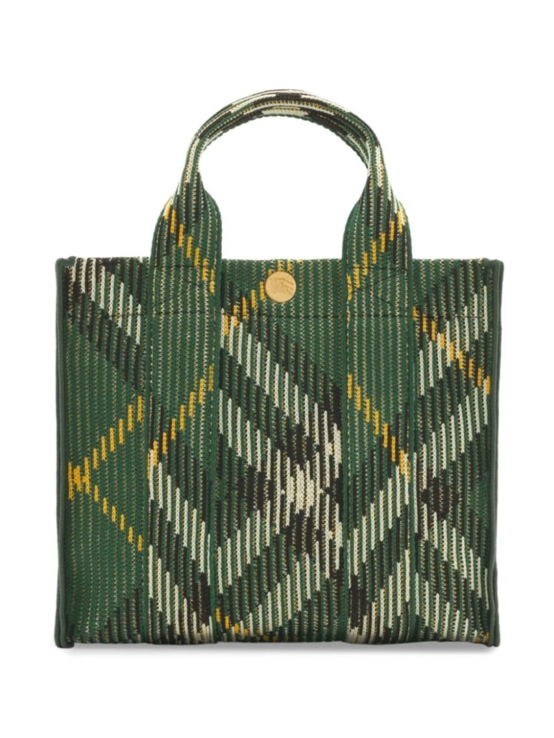 

Сумка-тоут Burberry с узором в клетку, зеленый