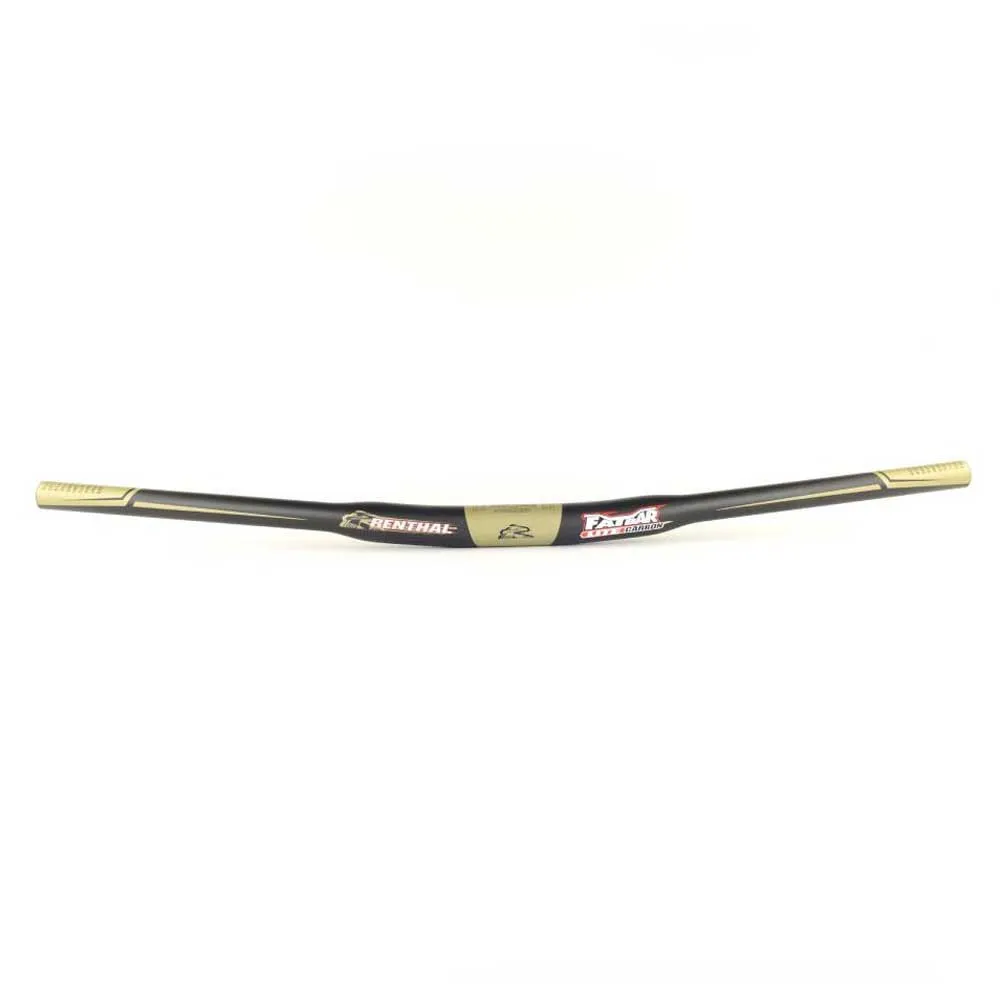 

Руль Renthal Fatbar Lite V2 Carbon Rise 10 mm, золотой