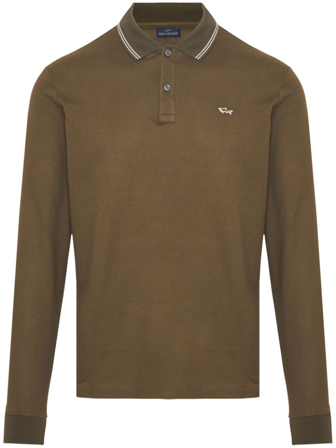 

Paul & Shark рубашка поло с вышитым логотипом, коричневый