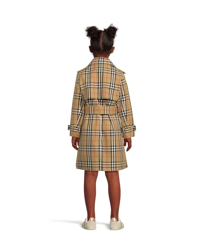 Плащ Mary Trench Coat Burberry Kids, Sand IP Check — фото 2