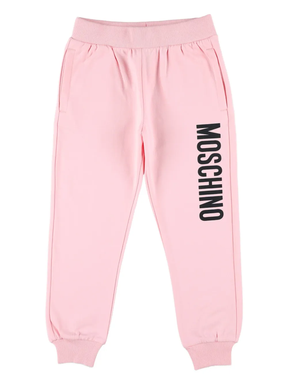 Спортивный костюм с логотипом Moschino Kids, розовый — фото 4