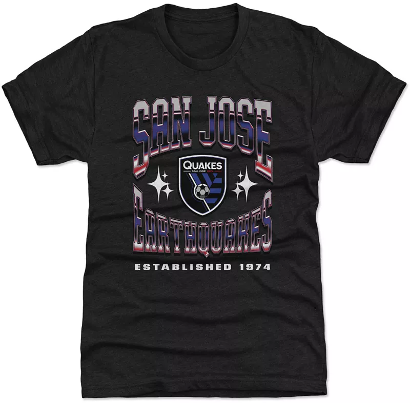 

Черная футболка San Jose Earthquakes 500 Level для взрослых Bootleg