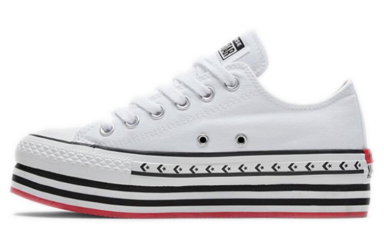 

Кеды Chuck Taylor All Star Women's Converse Platform Layer Low 'Logo Play - White' Women's