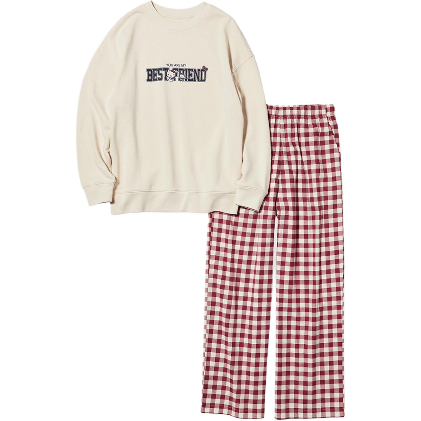 

Пижамный комплект Sanrio FW25 для женщин UNIQLO, айвори