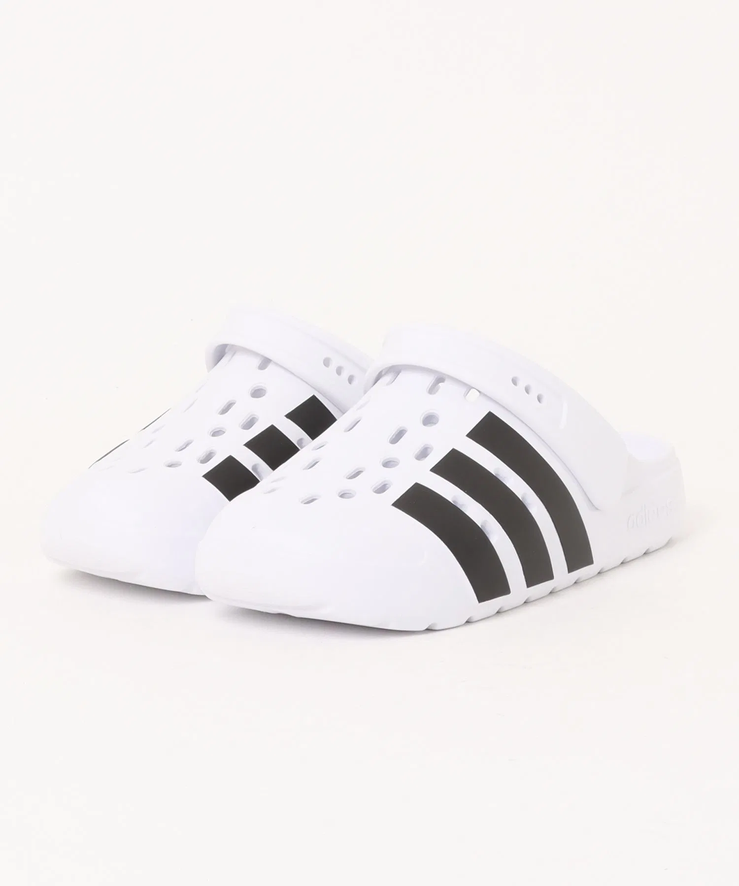 Унисекс сандалии adidas Adilette Clog 2.0 чёрно-белые — фото 4