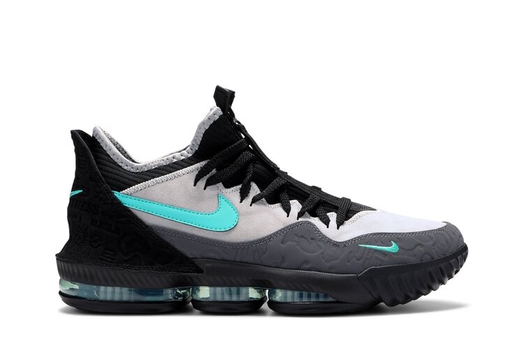 

Кроссовки Nike Atmos x LeBron 16 Low 'Clear Jade', серый, Серый;черный, Кроссовки Nike Atmos x LeBron 16 Low 'Clear Jade', серый