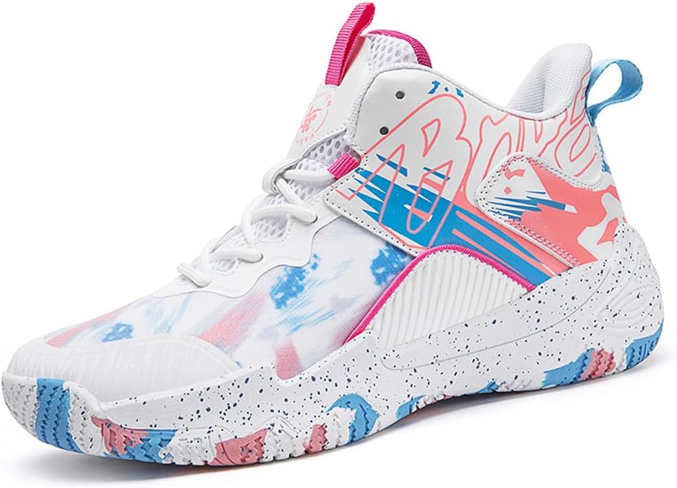 

Модные баскетбольные кроссовки унисекс для женщин и мужчин Vaxav, белый/розовый