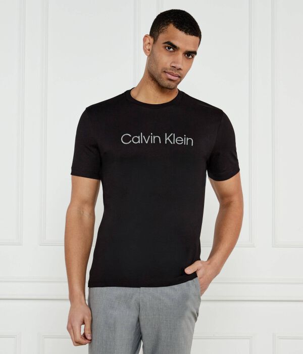 

Футболка мужская Calvin Klein с надписью, черный