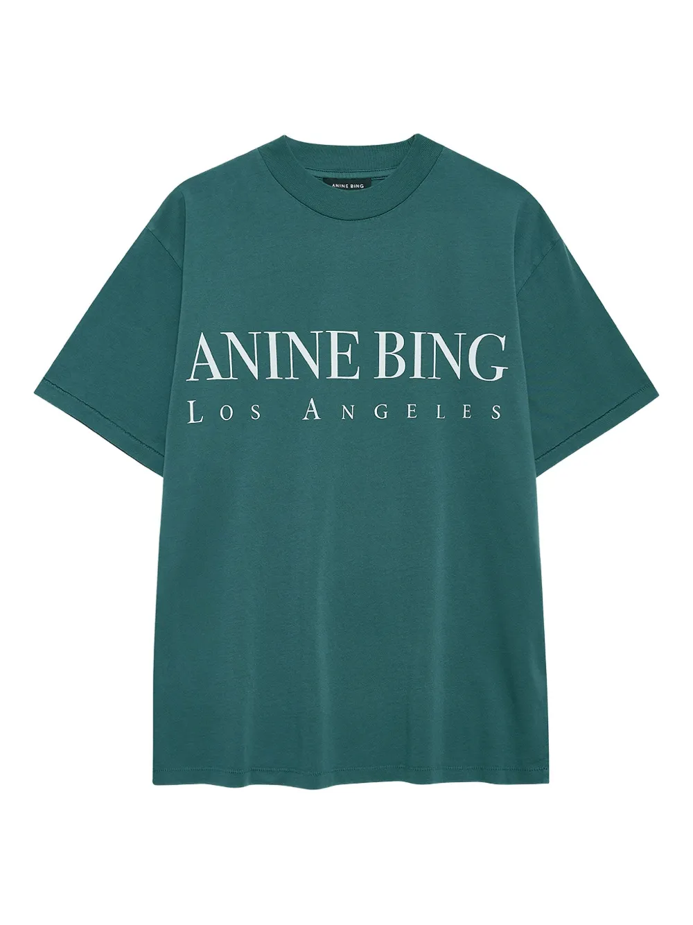 

Футболка с логотипом ANINE BING, зеленый