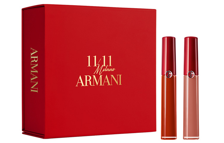 

GIORGIO ARMANI Набор макияжа Redtube Lip Love подарочная коробка Velour Matte 2 шт упаковка