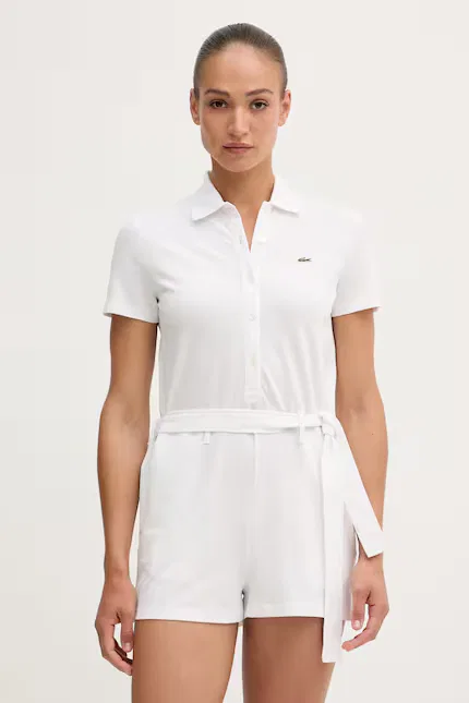 Комбинезон Lacoste Белый с Эластаном, Летний