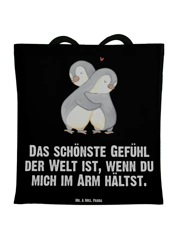 

Сумка для переноски Mr & Mrs Panda Pinguine Kuscheln, черный