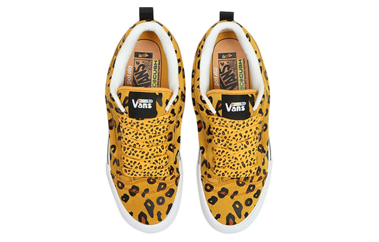 Кеды Vans Imran Potato x Knu-Skool VR3 LX 'Leopard', золотой — фото 3