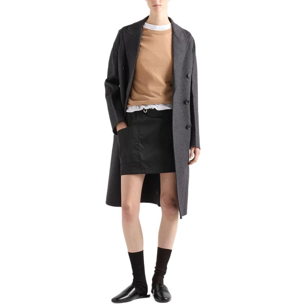 Повседневная короткая юбка Women's PRADA, черный — фото 2