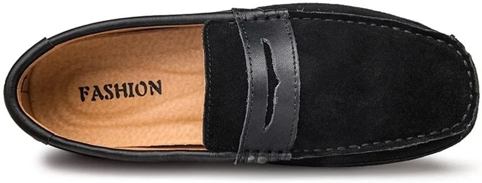 Лоферы кожаные Men's Loafers Penny Loafers, Black SayfuR — фото 4