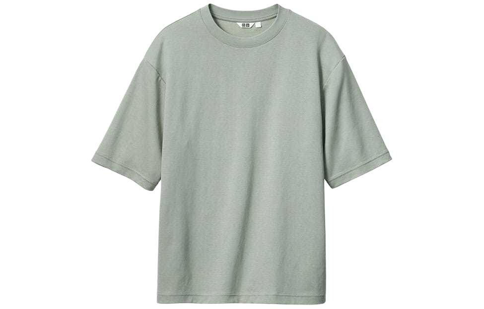 

UNIQLO Мужская футболка, Изумрудно-зеленый