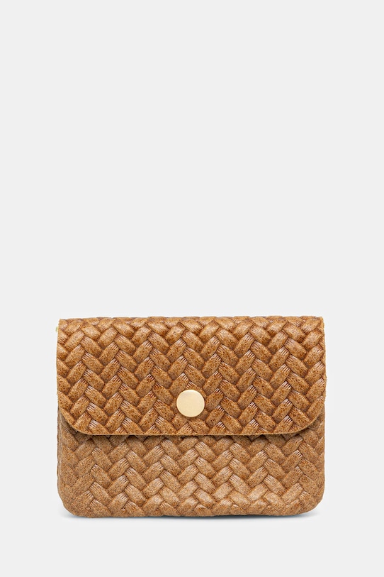 

Кожаный кошелек Answear.Lab, коричневый