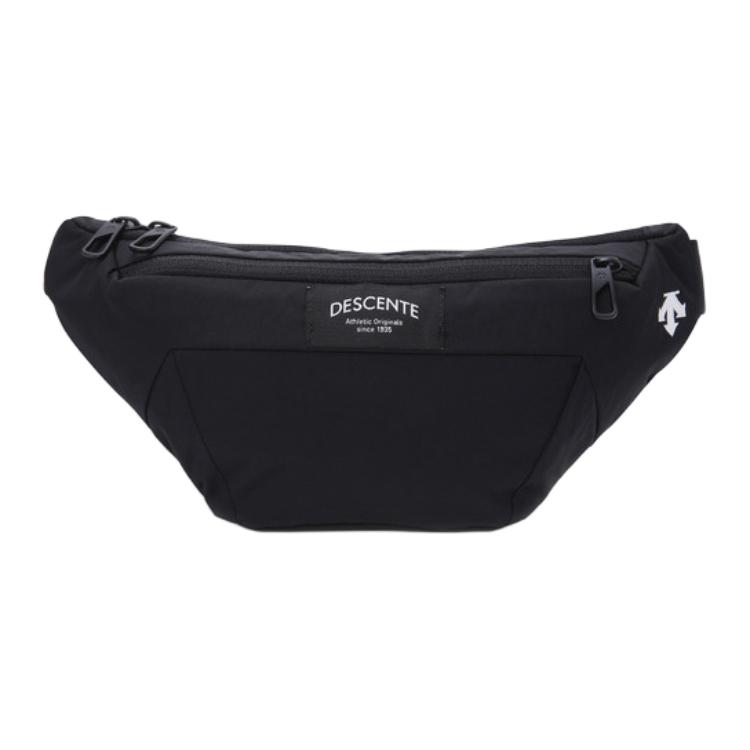 

DESCENTE Нейлоновая слинг-сумка малая унисекс черная, Black