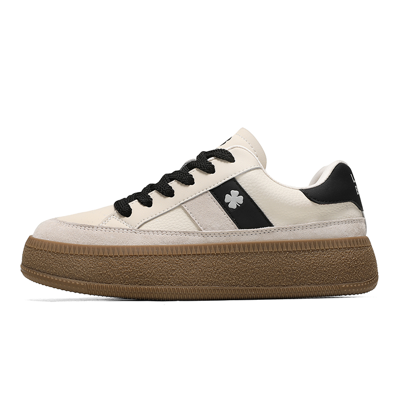 

Низкие кроссовки для скейтбординга Unisex LUCKY BRAND, бежевый черный