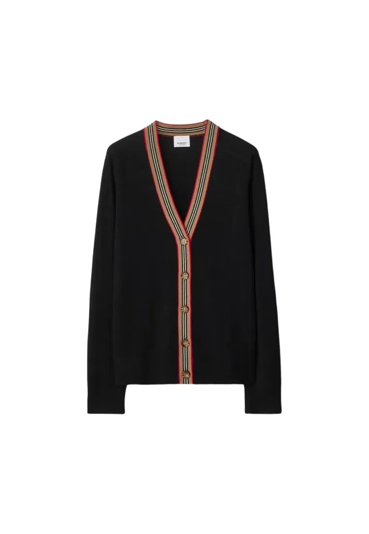 Свитер Burberry, женский, черный, шерстяной