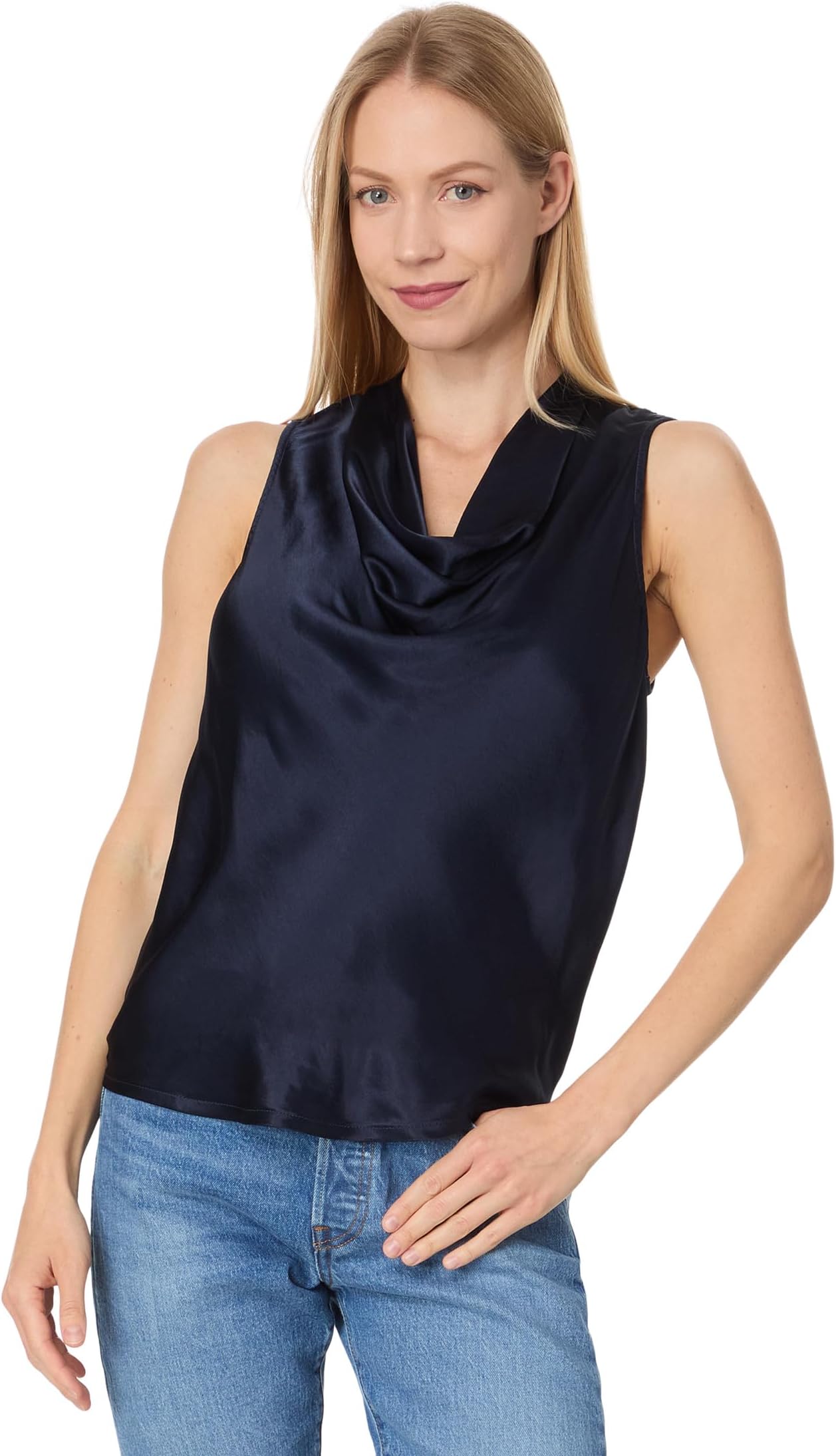 

Топ Michael Stars Mitzi Sleeveless Cowl Neck Top, цвет Nocturnal