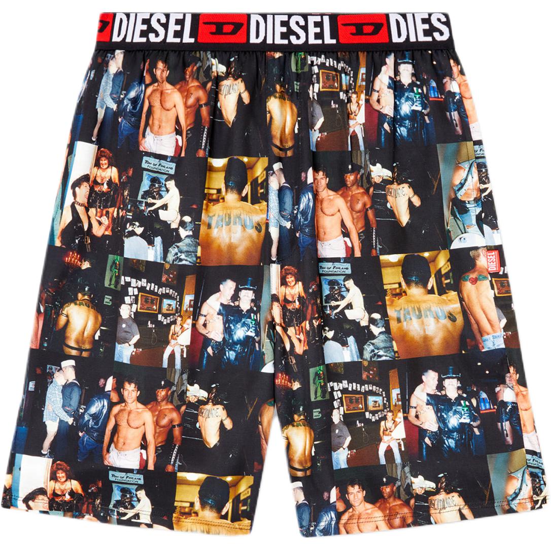 

Шорты с принтом Tom Of Finland Foundation DIESEL, черный