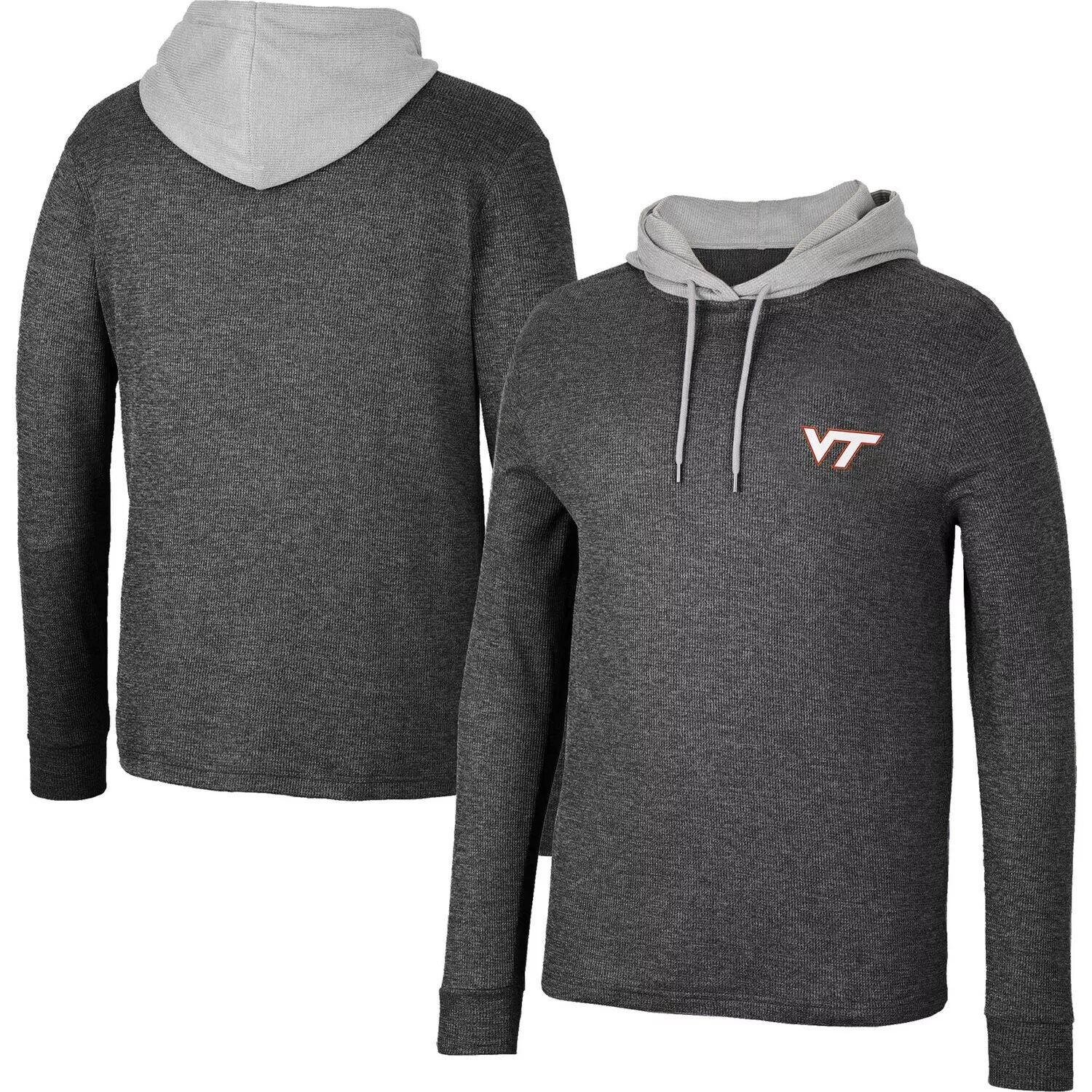 

Мужская черная термосумка с капюшоном и длинными рукавами Virginia Tech Hokies Ballet вафельной вязки Colosseum, Черный, Мужская черная термосумка с капюшоном и длинными рукавами Virginia Tech Hokies Ballet вафельной вязки Colosseum