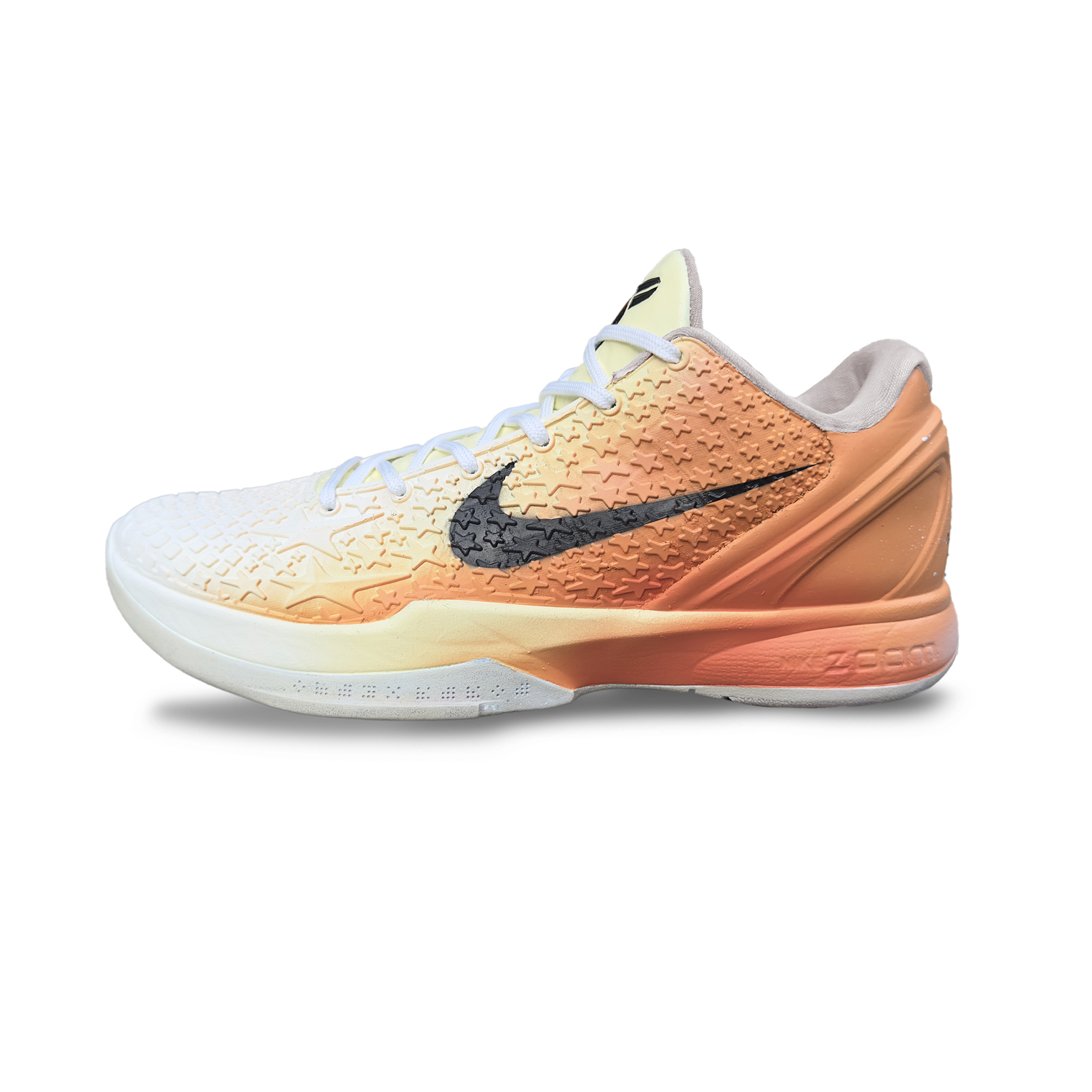 

Nike Кроссовки баскетбольные низкие Zoom Kobe 6 'All Star 2.0' мужские white orange с амортизацией и износостойкие