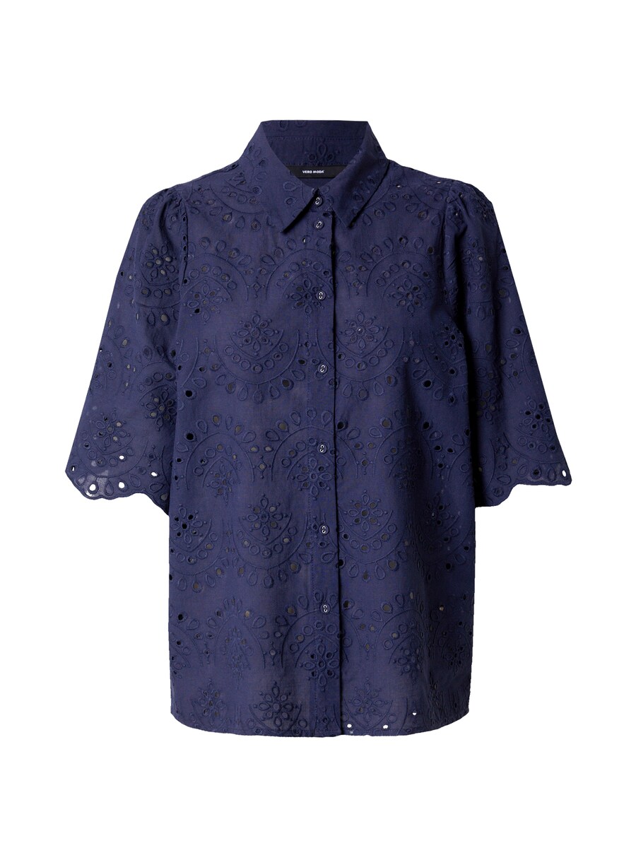 

Блузка с коротким рукавом VERO MODA Blouse HAY, ночной синий