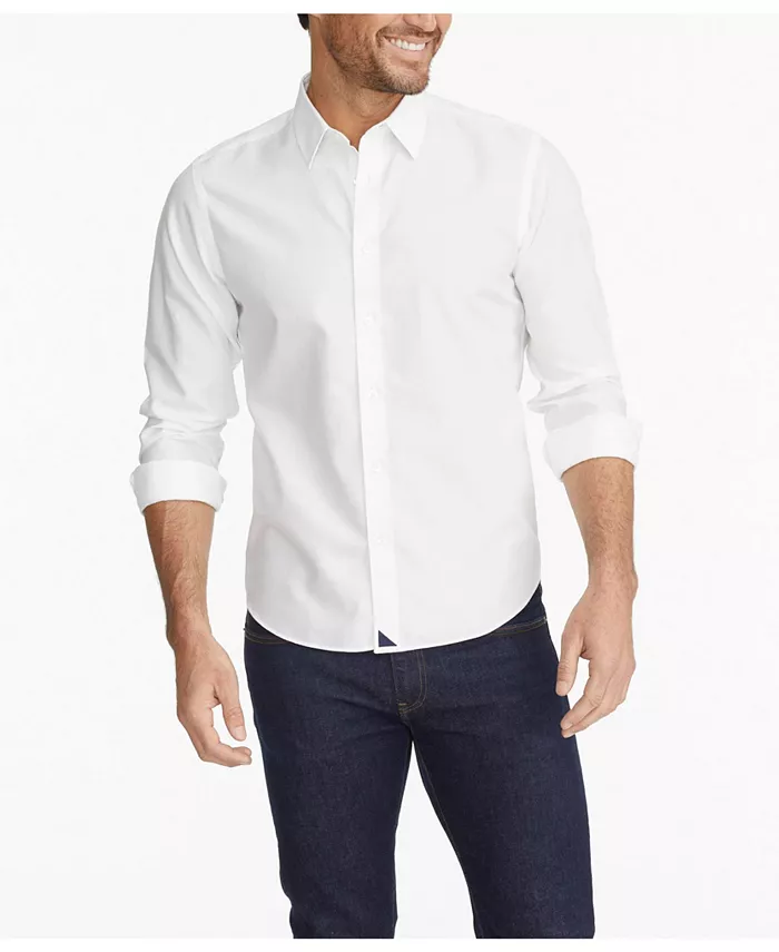 

Мужская рубашка Las Cases Slim Fit, не требующая глажки UNTUCKit, белый