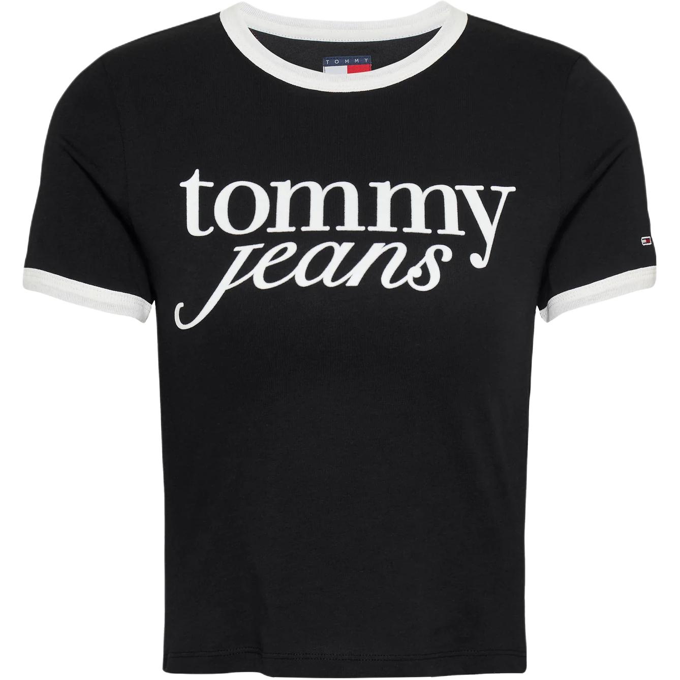 

Tommy Hilfiger Футболка женская черная, Черный, Tommy Hilfiger Футболка женская черная