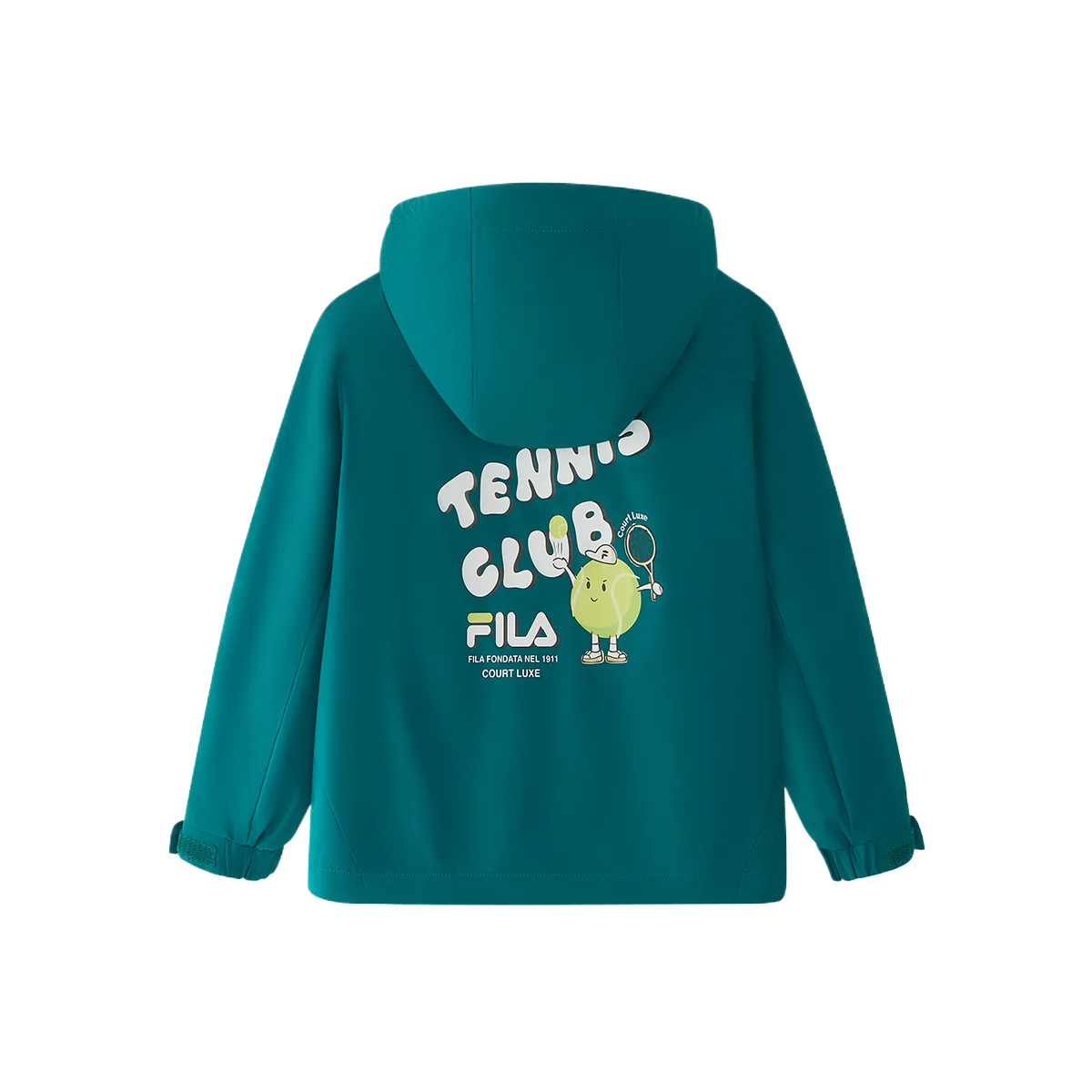 FILA KIDS Куртка цвета морской волны для детей 3-7 лет — фото 3