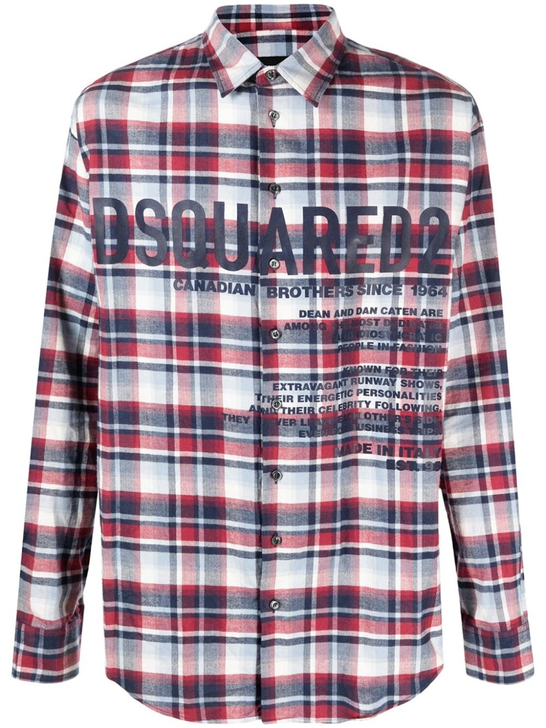 

Рубашка с логотипом Dsquared2, красный
