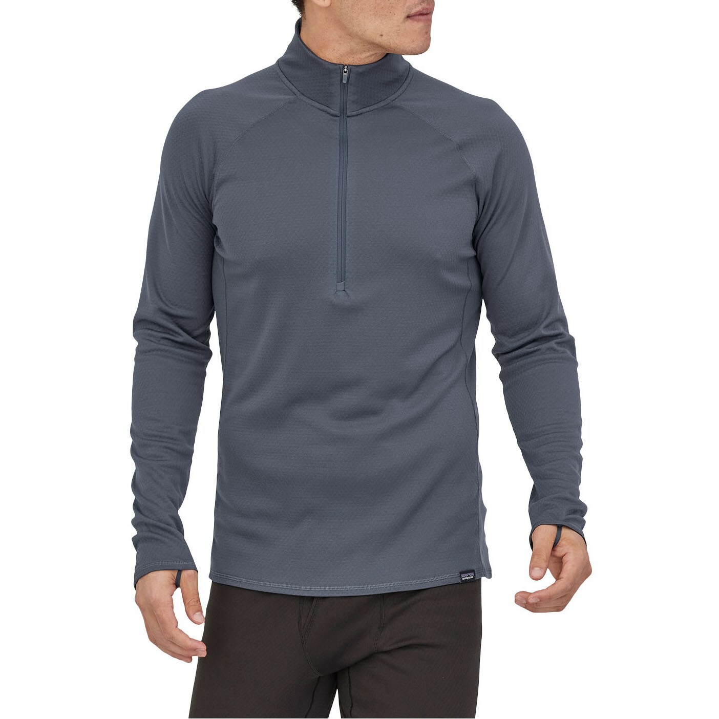

Утепленный топ Patagonia Capilene Midweight, синий