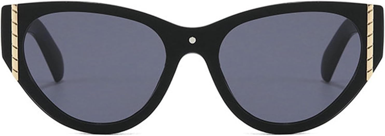 

Модные солнцезащитные очки «кошачий глаз» без оправы для женщин и мужчин, стильные, с градиентным переходом цвета, винтажные, для летнего отдыха на природе и путешествий, с защитой от УФ-излучения UV400 helena, C1