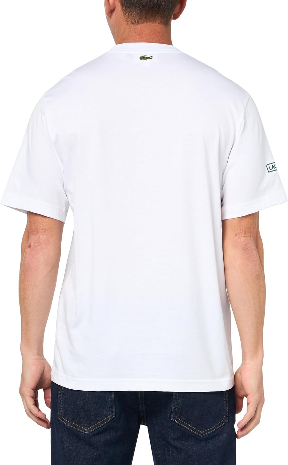 Мужская футболка Lacoste Classic Fit Paris Graphic, White — фото 2