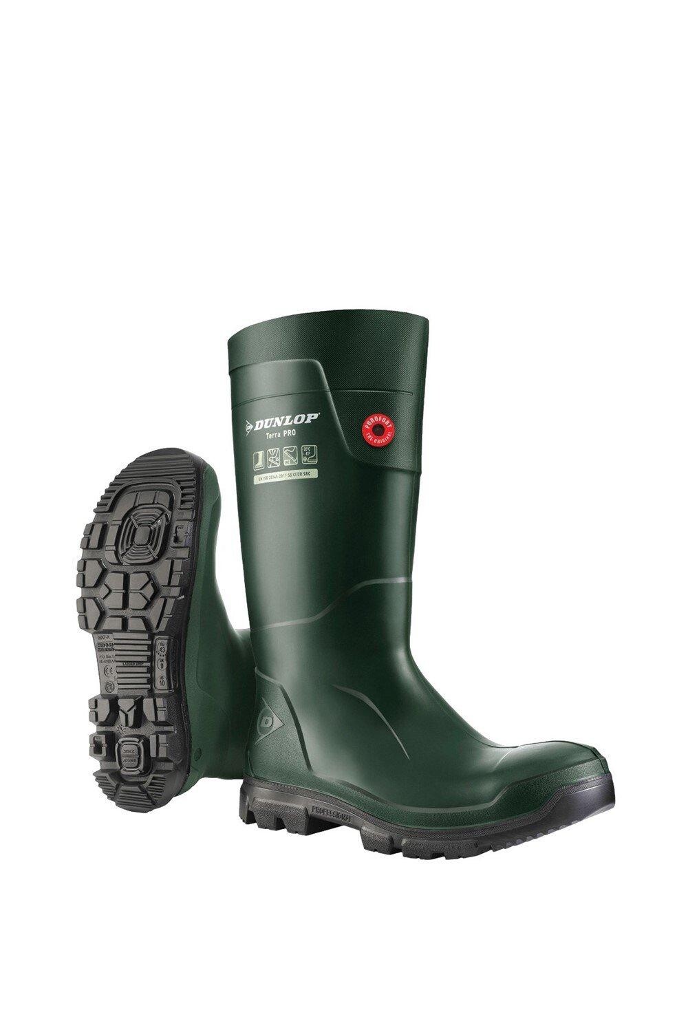 Защитные резиновые сапоги TerraPro Full Safety Dunlop, зеленый — фото 3