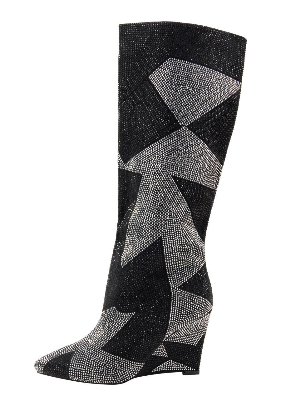 Ботинки faina Boots, черный/серебристый