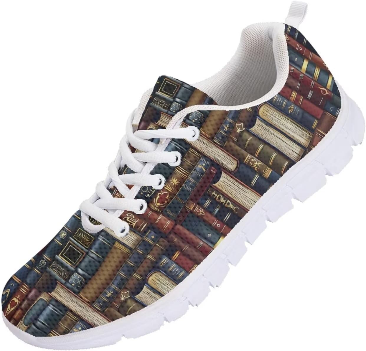 

Мужские кроссовки Funnydude Funny Print для бега, осенние легкие повседневные теннисные кроссовки для тренировок, Book