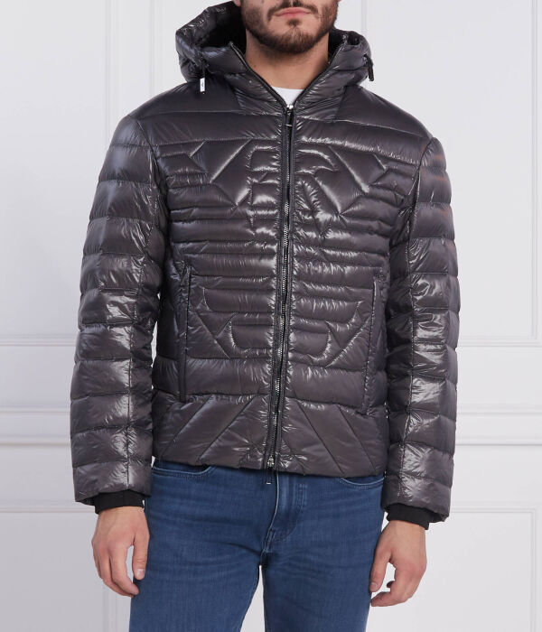 

Пуховик Regular fit Emporio Armani, серый