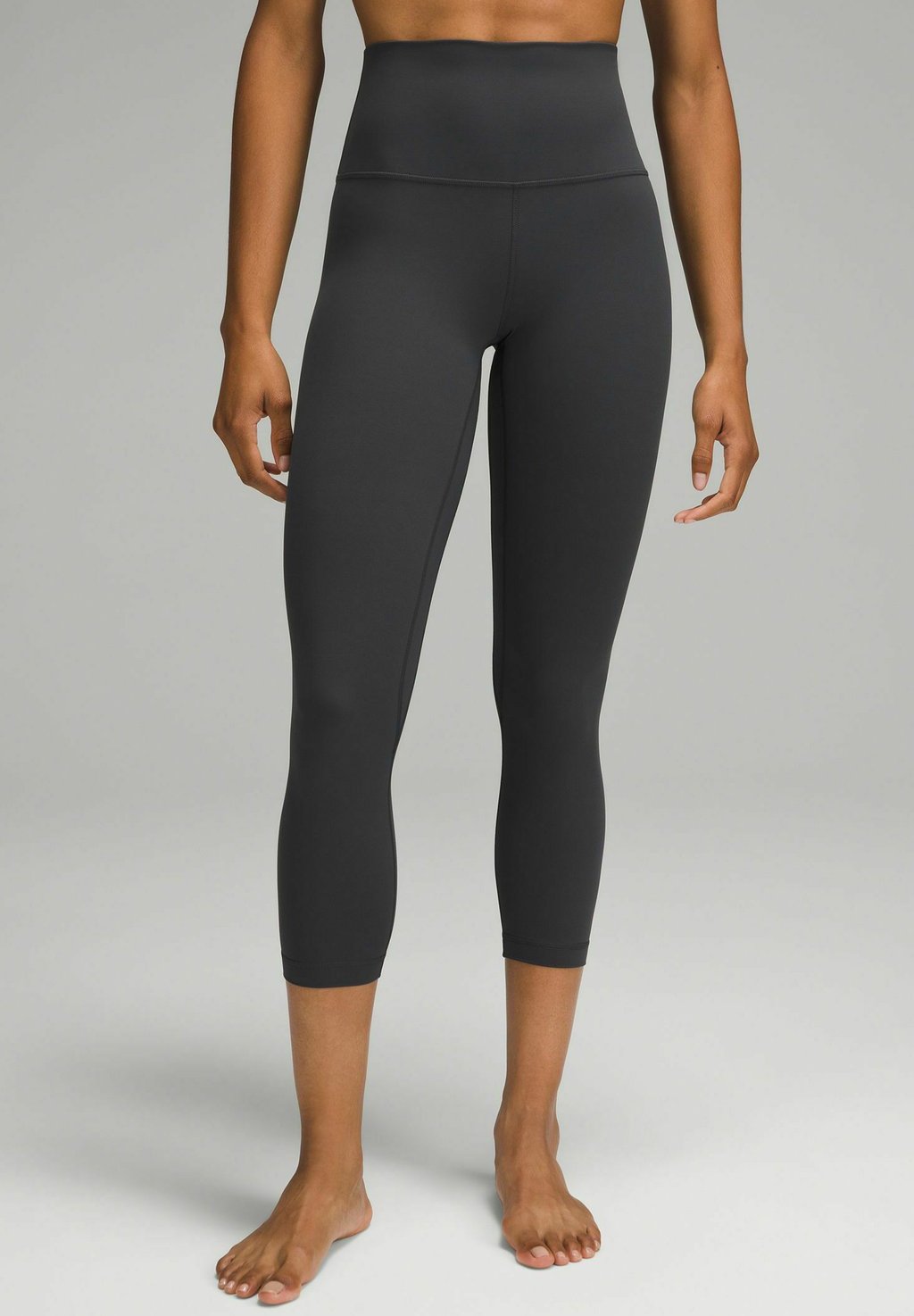 

Леггинсы ALIGN HIGH-RISE CROP 58CM - 3/4 sports trousers lululemon, черный