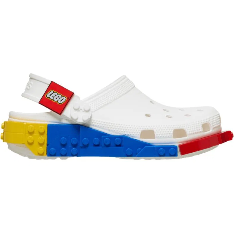 Детские сабо Crocs x LEGO Quick Dry White — фото 3