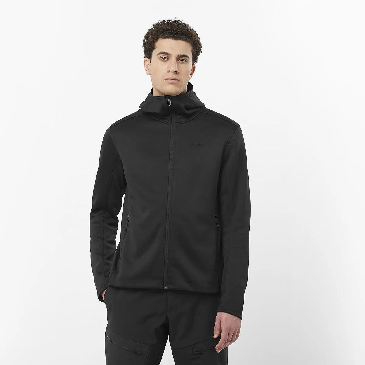 

Salomon Essential Midwarm Мужская толстовка, чёрный