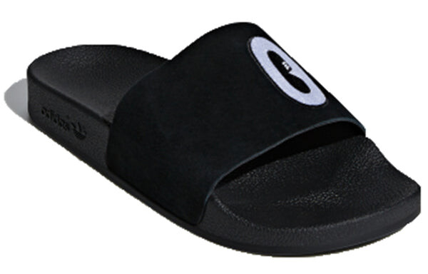 Тапочки originals adilette stylish sports slippers black Adidas, черный — фото 3