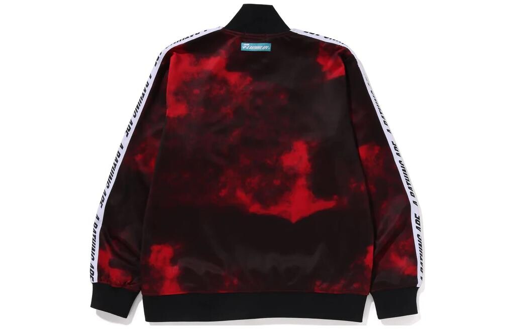 Спортивная куртка BAPE Tie Dye A Bathing Ape, красный — фото 4
