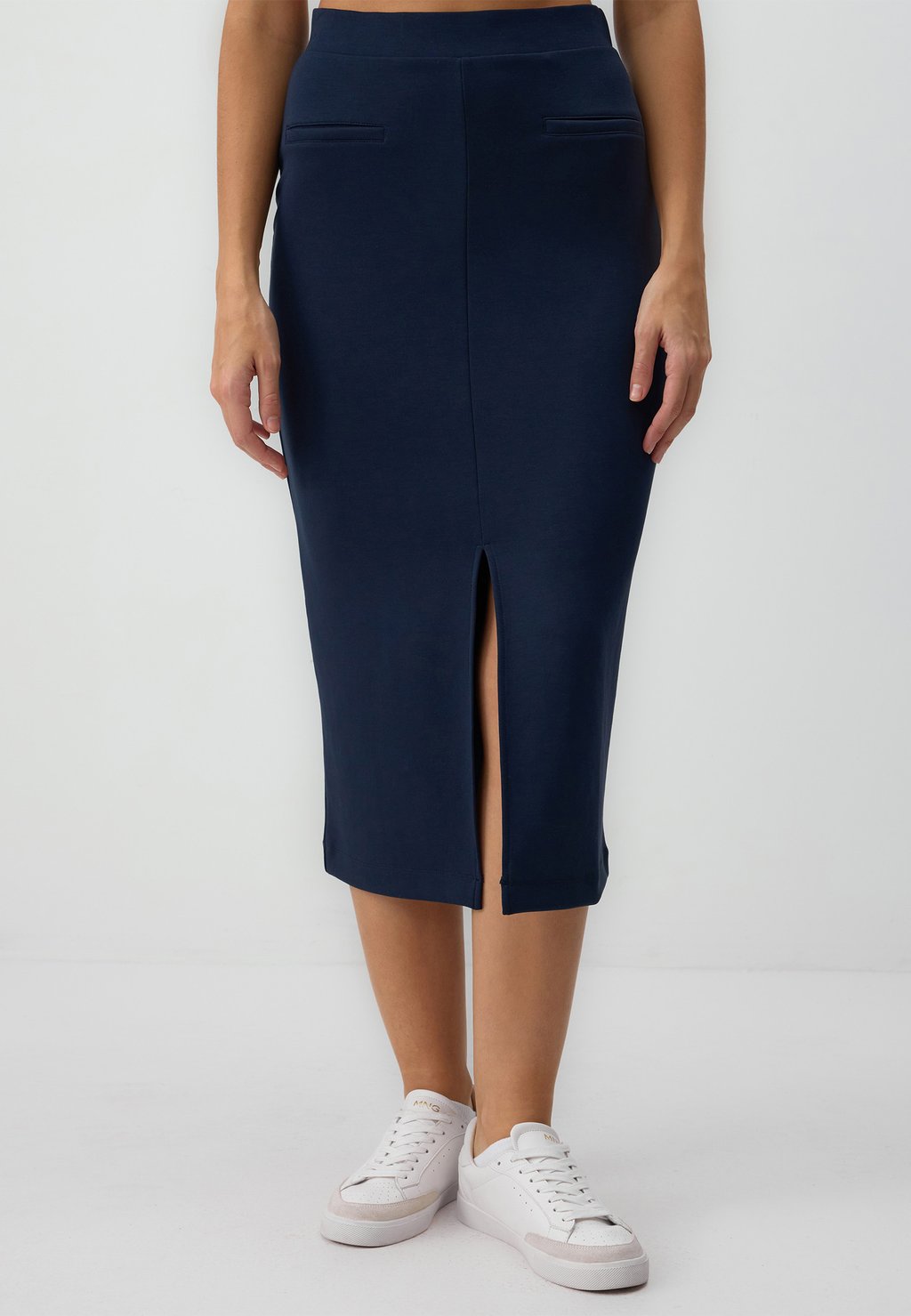 

Юбка-карандаш HIGH WAIST STRAIGHT CUT MIDI Jimmy Key, темно-синий