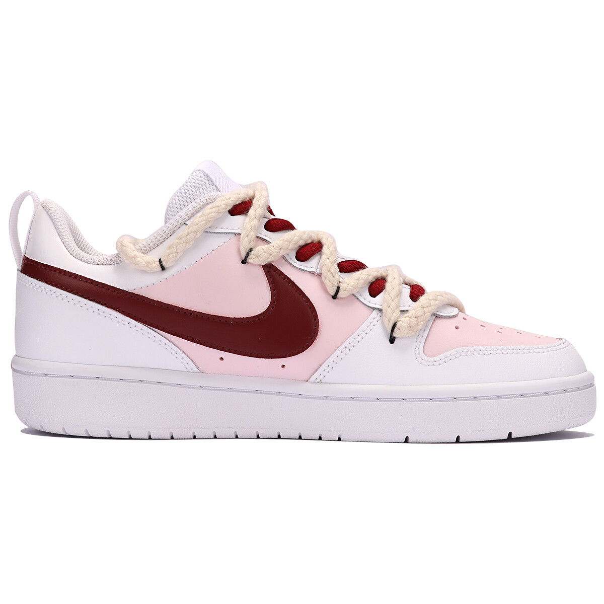 

Кроссовки Nike Court Borough Series Skateboarding Shoes Women's Low-top Pink/Red, розовый